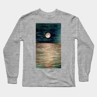 Moonlit Sea Long Sleeve T-Shirt